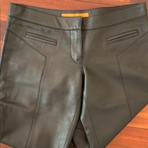 Cynthia Steffe Leather Pants.